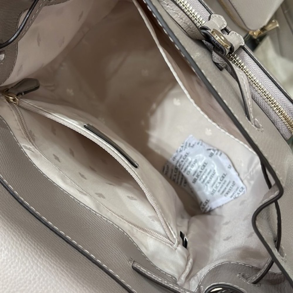 Kate Spade Darcy Flap Backpack Warm Taupe - Picture 15 of 16